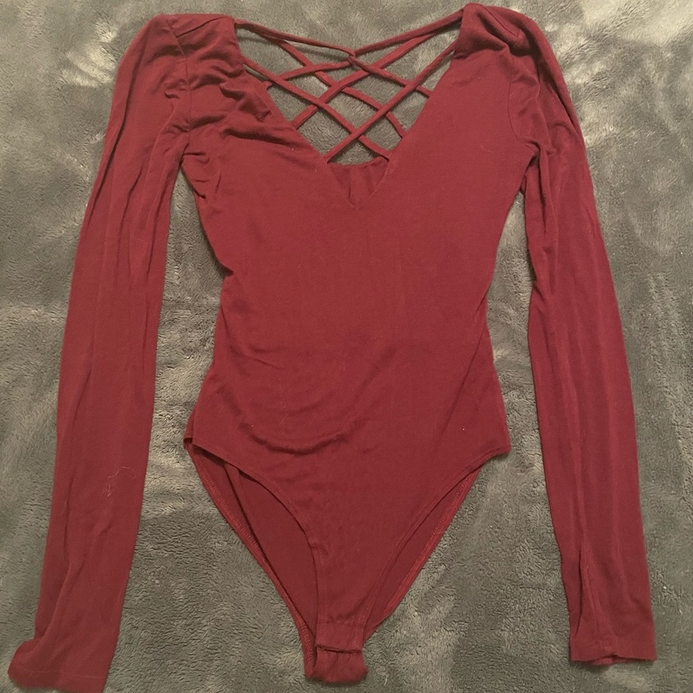 Forever21 long sleeve bodysuit